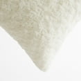 thumbnail image 4 of Mainstays 22" x 22" Rosette Faux Fur Decorative Pillow for Adults, Vanilla Dream, 4 of 5