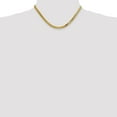 thumbnail image 3 of Auriga 14K Yellow Gold 4mm Herringbone Chain Necklace 16inch for Women, 3 of 6