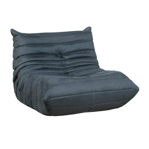 Lexicon Seven Microfiber Accent chair in Charcoal