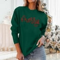 thumbnail image 4 of Merry Christmas Sweatshirts for Women Vintage Christmas Tree Graphic Shirt Xmas Holiday Casual Long Sleeve Pullovers, 4 of 7