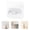 Clear, variant on Adhesive Wall Hook, Spray Bottle Holder with Strong Self-Adhesive Backing, 360° Rotating Utility Hook for Kitchen Bathroom, Wall Hooks