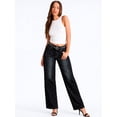 thumbnail image 2 of Jeans Dama Pantalon de mezclilla Shendy Vendy corte recto estilo wide leg jeans, 2 of 5