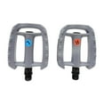 thumbnail image 1 of Pedales de plataforma para bicicleta de montaña, componentes antideslizantes, pedal ancho y plano. Gris, 1 of 9