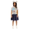 thumbnail image 2 of Disney Girls Hooded Cosplay Dress with Tulle Skirt, Sizes 4-16, 2 of 11