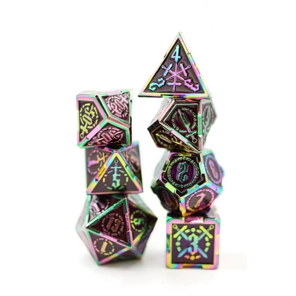 Imperial Gem Sword RPG Metal Dice Set