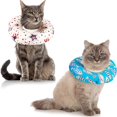 thumbnail image 1 of 2 Pièces Réglable Chat E-Collar Souple Cône pour Chats Réglable Chat Récupération Collier Animal Cou Cône Collier Protection Cône Cou Couverture pour Chaton et Chats, 1 of 7