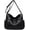 Black, variant on Shoulder Bag for Women Large Capacity Crossbody Bag PU Leather Satchel Retro Handbag Purse