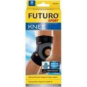 FUTURO Sport Moisture Control Knee Support, Medium, 1 ea