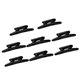thumbnail image 2 of 8pcs E Boat Nylon Cleat 3 Inch K Yacht 2 Holes S Size 76mm Anchor Cleat Ed Open Base Dock Cleat Duty, 2 of 3