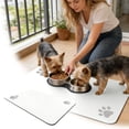 thumbnail image 2 of SIfdSeng Feeding Mat Guard Easy Clean Cat Food Bowl Placemat Tray, 2 of 6