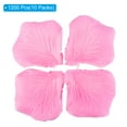 thumbnail image 3 of Uxcell Artificial Rose Petals Silk Flower Decoration Supplies for Wedding Decor, Dark Pink 1200Pcs, 3 of 5