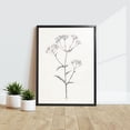 thumbnail image 2 of Vintage Farmhouse Style Waterproof Black-Framed Botanical Line Art Canvas Mural - Suitable for bedrooms, living rooms, studies, minimalist and country-style home wall decorations. 11x14 in, 2 of 8