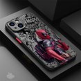thumbnail image 3 of Marvel Deadpool Hard PC funda mate de lujo para iPhone 16 15 XR X 14 16 Plus XS Max 13 Mini 15 16 Pro Max 12 11 Pro 12 Pro, 3 of 5