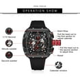 thumbnail image 5 of Men's Watch Fashion Sport Wrist Watches (Chronograph/Waterproof/Luminous/Calendar) Silicon Strap Quartz Watch for Men, 5 of 6