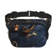 thumbnail image 1 of Fotbe Elegant Gold Scrollwork Cangurera Cuadrada con Estampado de Doble Capa, Bolsa de Cintura Ajustable Mini para Hombres y Mujeres, 1 of 9