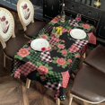 thumbnail image 2 of Pioneer Flower Floral Print Pattern Rectangle Tablecloth 60"x120", Waterproof Polyester Table Cloth, Wipeable Spillproof for Dining Camping Indoor Outdoor, 2 of 6