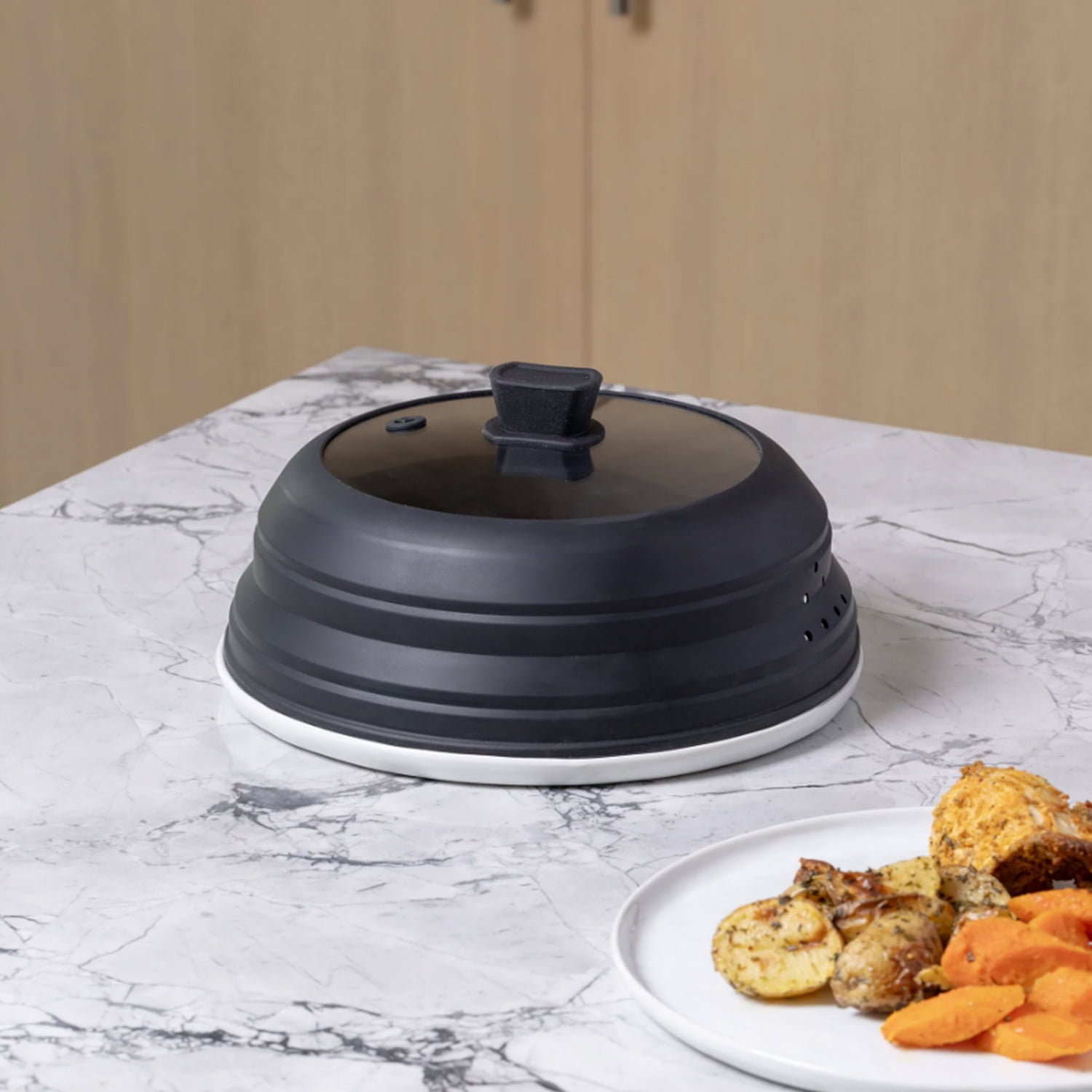Better Houseware Collapsible Microwave Food Cover