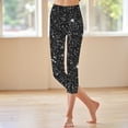 thumbnail image 5 of Audhol Soft Leggings for Women, Women's Fashion Spring Summer Casual 7/8 Length Legging Sparkly Leggings Women Black L, 5 of 7