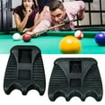 thumbnail image 2 of Hyasfey Pool Cue Holder Portable Weighted Cue Rest with Chalk Holder 4-Cues Billiard Cue Rack Mini Pool Stick Holder for Table, 2 of 6