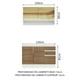 thumbnail image 3 of Cocina Integral Madesa Glamy Con Tarja 120 Cm Blanco/Marrón, 3 of 11