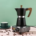 thumbnail image 3 of Cafetera de estilo europeo engrosada, olla octogonal, cafetera hecha a mano, cafetera moka, olla de extracción en frío, herramientas para preparar café, 3 of 5