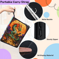 thumbnail image 5 of Dragon Trading Card Binder, 4-Pocket 400 Cards Collection and Storage Bag with Zipper, Card Holder Portable Collector Album Storage Organizer with 50 Sleeves, 5 of 9
