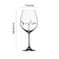 thumbnail image 3 of Copa de cristal de 300ml, copas de vino de tiburón para bebidas frías, copa de champán, vasos de cóctel, copa de whisky, artículos de bar para fiesta, 3 of 8