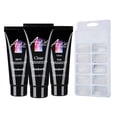 thumbnail image 1 of Yeacher Nail Glue Nail Extension + 48Pcs Quick Building Mold Tips Gel Builder Set Quick Dry Nail Art Tools, 1 of 6