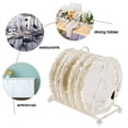 thumbnail image 1 of Posavasos, Soporte De Marco De Aislamiento Térmico Duradero De Estilo Europeo, Posavasos De Metal, Entradas Para Mesas De Comedor Y Mesas De Centro, 1 of 7