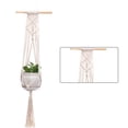thumbnail image 3 of Billuyoard Cestas colgantes 100 hechas a mano, soporte para plantas, macramé, colgador de plantas, maceta para colgar en la pared interior, soporte para Jardín y Patio No.02 Billuyoard HA001777-02, 3 of 6