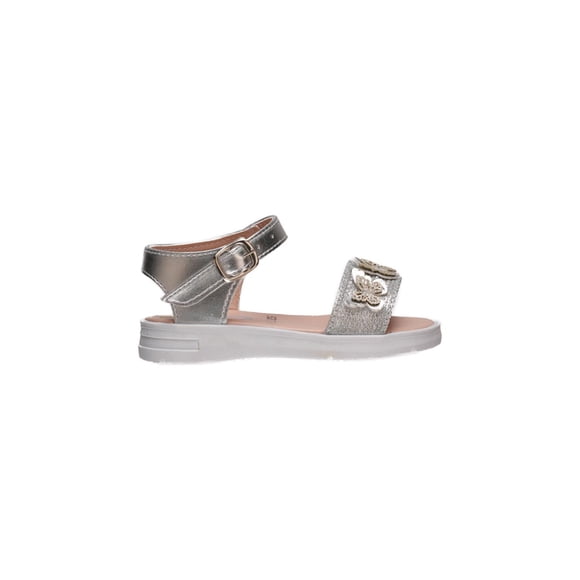 Sandalia Niña Kids Sofi Casual Confort Versatil plateado 12