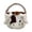 Coffee, variant on Jierger Cow Basket Bags, Plush Buckets with Plush EarTote, Gift Bags for Cow Theme, Candy Gifts Storage and Home Decorations, Cute Animal Shaped Baskets