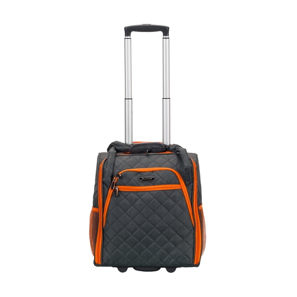 Rockland Luggage 15" Melrose Wheeled Underseat Softside Carry On BF31