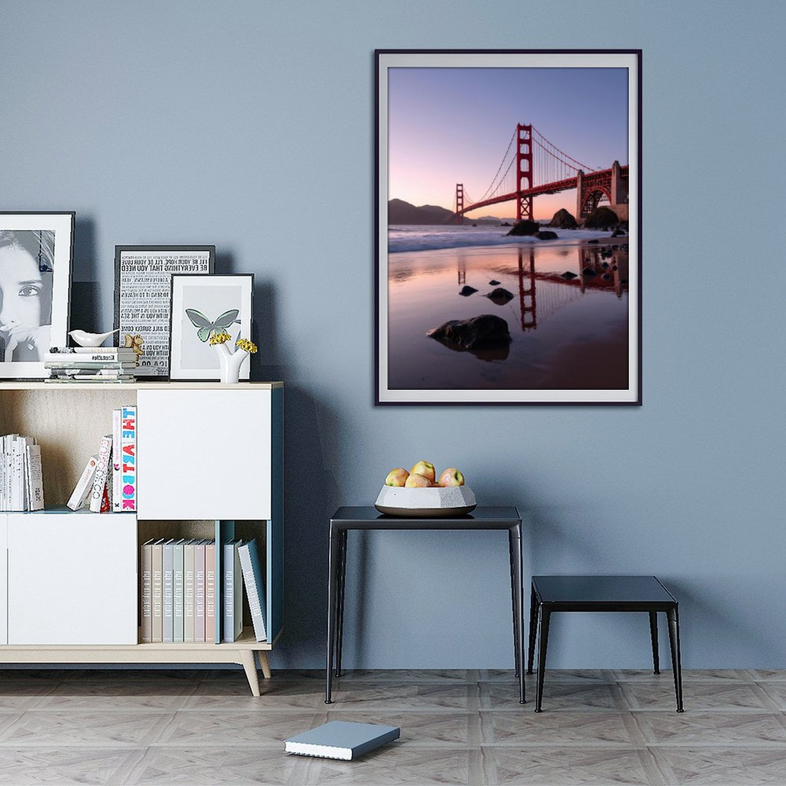 Diamond Art Kit for Adults, Sunset Bridge Ocean Reflection Rocks Diamond Painting for Adults Beginners, DIY Diamond Art Painting Kits, 5D Diamond Painting Crafts for Home Decor 12x16 Frameless