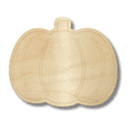 thumbnail image 2 of Unfinished Wood Etched Pumpkin Shape | Paint By Line Crafts 14" / 1/4", 2 of 2
