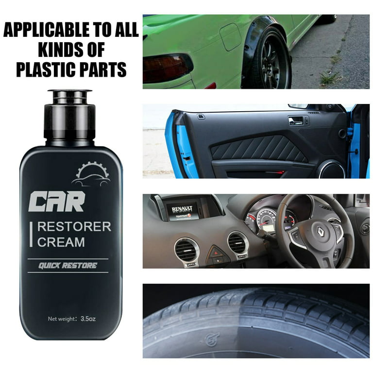 100ML Car Plastic Restorer-Restores Faded And Dull Plastic, Rubber