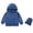 Blue, variant on Kids Sun Jacket Lightweights Hooded Coat Packable with Carry Pouch Summer Fall Coat for Boys Girls 3-12Y