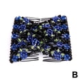 thumbnail image 4 of 2025 Mode Perles pour Dames Élasticité Double Peigne Pince à Cheveux Haute Qualité Accessoire Populaire Extensible, 4 of 8