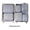 Grey, variant on Compression Packing Cubes for Travel, 6-Piece Luggage Organizer Set with Compression Zippers, Grey
