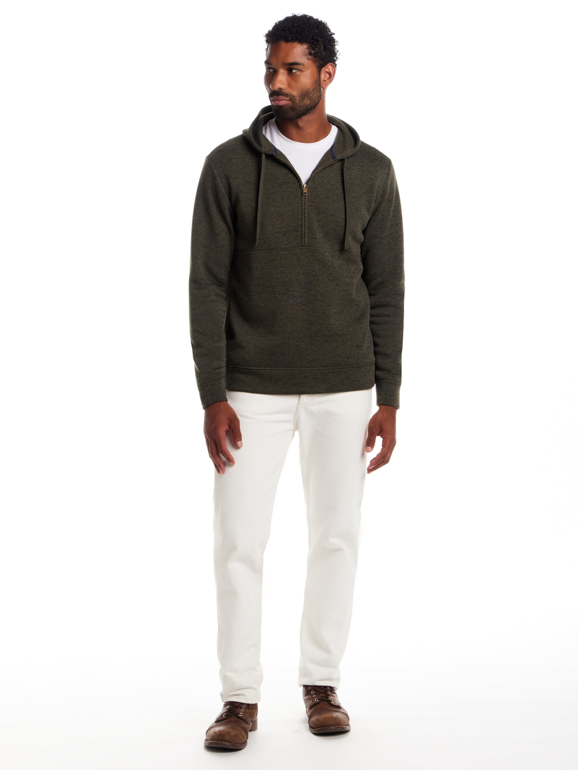Frontier Threads Men's Long Sleeve Half Zip Pullover Hoody