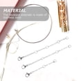 thumbnail image 3 of unbranded 30Ud Extensores De Para Joyería En Plata Acero Inoxidable Fácil De Usar, 3 of 8