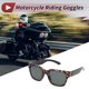 thumbnail image 2 of 1 juego de gafas de montar para motocicleta anti-reflejo Tri-Acetato de Celulosa PC UV400 gafas de sol de ciclismo lente verde oscuro marco negro color leopardo, 2 of 6