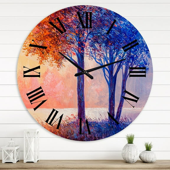 Designart 1 in Quartz Wall Clock