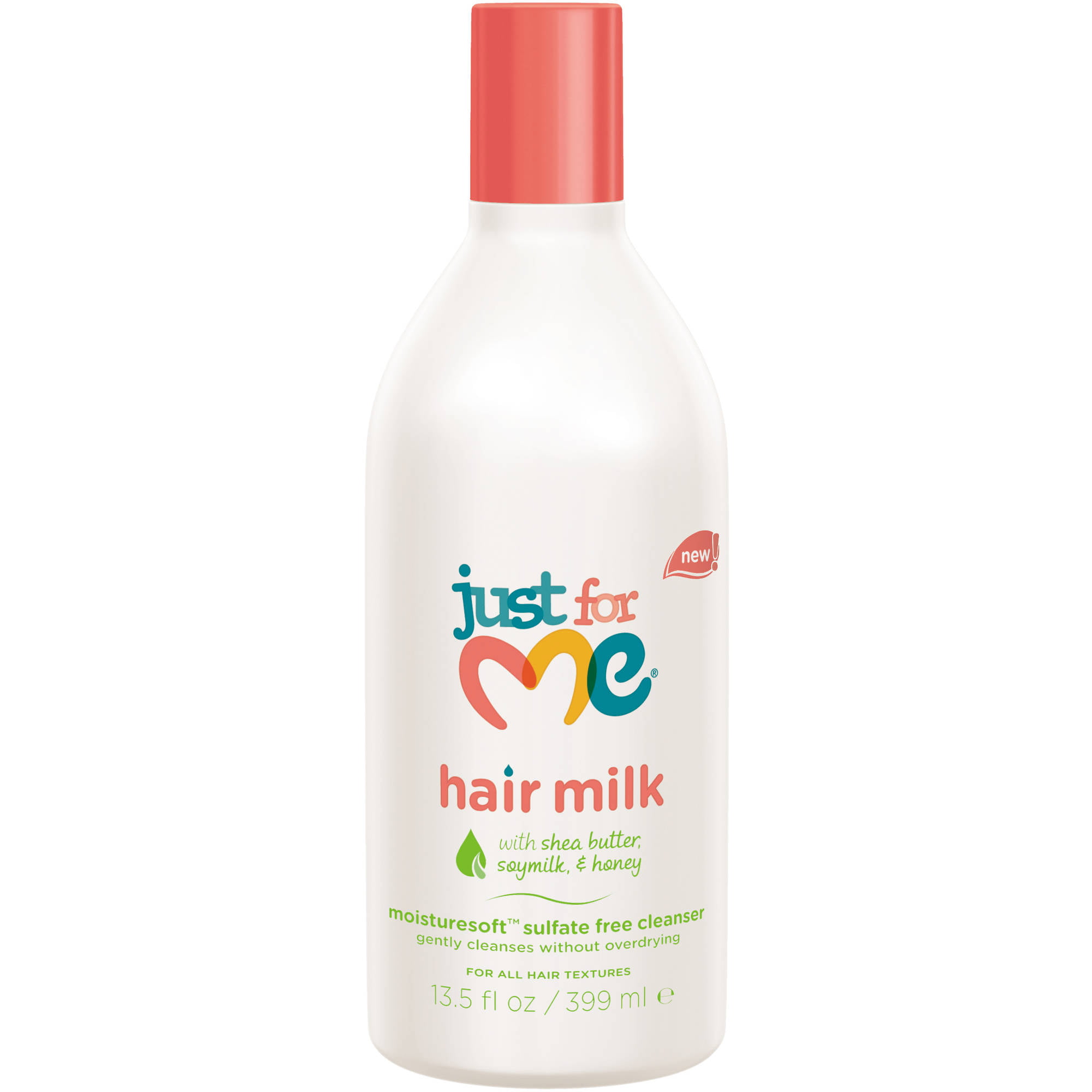 Just for me Milk Sulfate-Free - For Curly, Coily & Relaxed Hair. Nourishes for Softness Bounce, with Coconut Milk & Shea Butter, 13.5 Oz. - Walmart.com