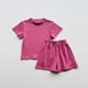 thumbnail image 2 of Odeerbi 1-10 Años Niños Niñas Conjuntos de Verano Camiseta de Manga Corta de Algodón Pantalones Cortos Conjunto de Dos Piezas Suave, 2 of 5