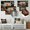 thumbnail image 4 of Designart "Crystal Clarity in Peach Blossoms I" Assorted Bouquets Metal Art Print, 4 of 5