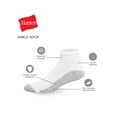 thumbnail image 2 of Hanes X-Temp Men's Performance Crew Socks, 6-Pairs Black/White/Grey 6-12, 2 of 5
