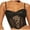 Black, variant on Nmnitkp Corset Top Slim Lace Bralette for Women V Neck Lingerie Camisoles with Underwired Racerback Adjustable Strap Crop Top & Show Nobility Corset