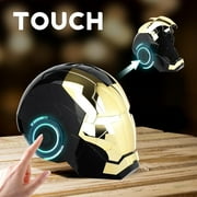 Iron Helmet - Superhero MK 5 Wearable Electronic Helmet with Sounds and LED Lighting, Touch & Remote Control, Superhero 1:1 Model Prop Replica, Perfect for Cosplay, Display & Collectible