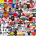 thumbnail image 1 of 100pcs Fashion Graffiti Stickers Waterproof Laptop Luggage Skate multicolor, 1 of 5